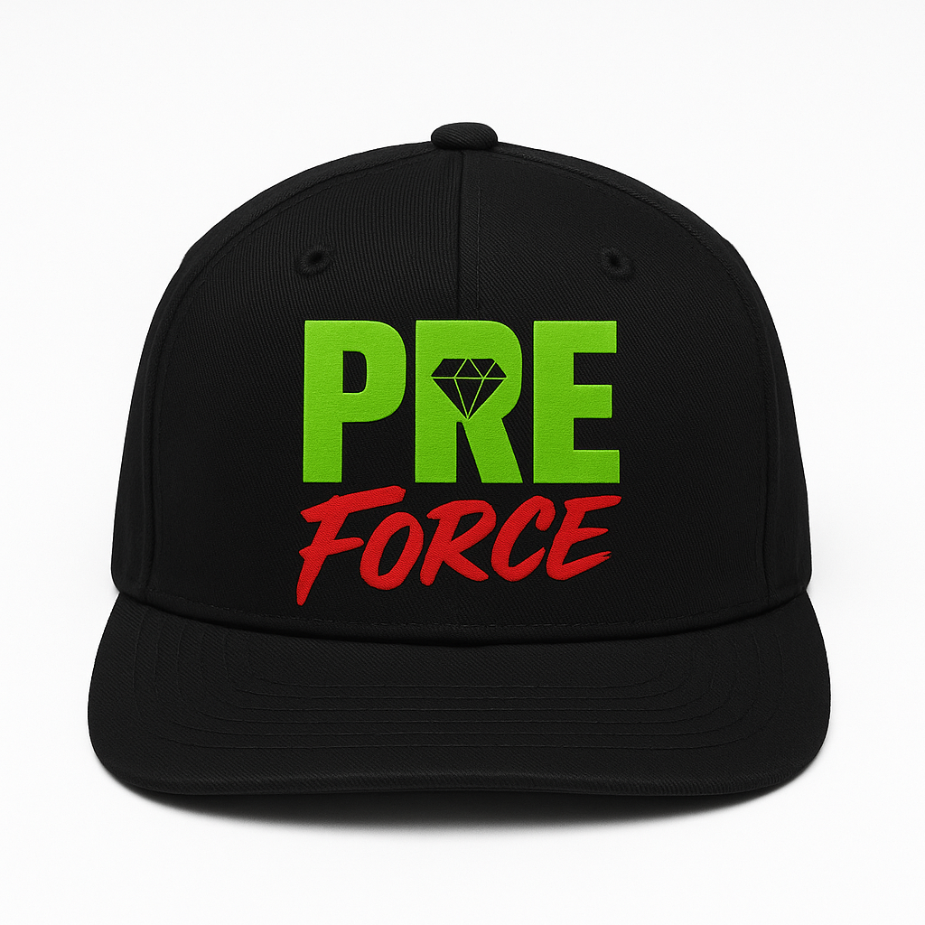 Gorra Negra<br> "PRE FORCE"